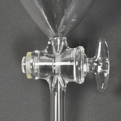 日本理化学器械WEB / NRK共通透明摺合 分液ロート(ガラスコック)